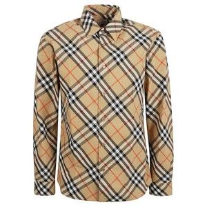 Burberry Plaid Button-Down Shirt With Long Sleeves - NWT